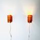 Set Of Curved Pine Veneer Wall Lamps By Hans-Agne Jakobsson For Markaryd, Sweden 1960S