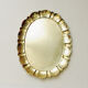 Swedish oval brass plate/tray by Lars Holmström, Arvika 1950s