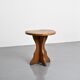 Wall-mounted table in solid wood, French Alps, around 1970.
