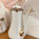 Coffee service in porcelain vignaud limoges - 1950
