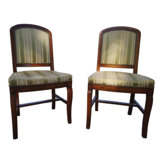 Pair of empire chairs