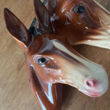 Ceramic wall decoration horses, Hema Holland