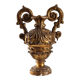 Vase baroque ancien en bois sculpté et doré, Italie XVIII Century