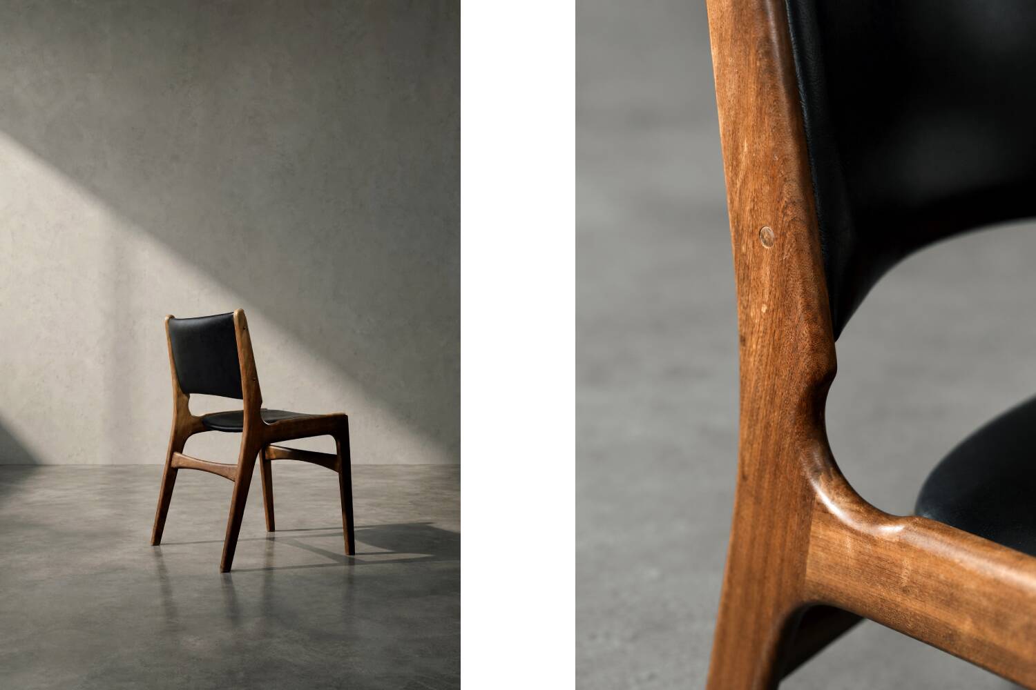 Vintage Mid-Century Modern Danish Teak Model 89 Armchair by Erik Buch