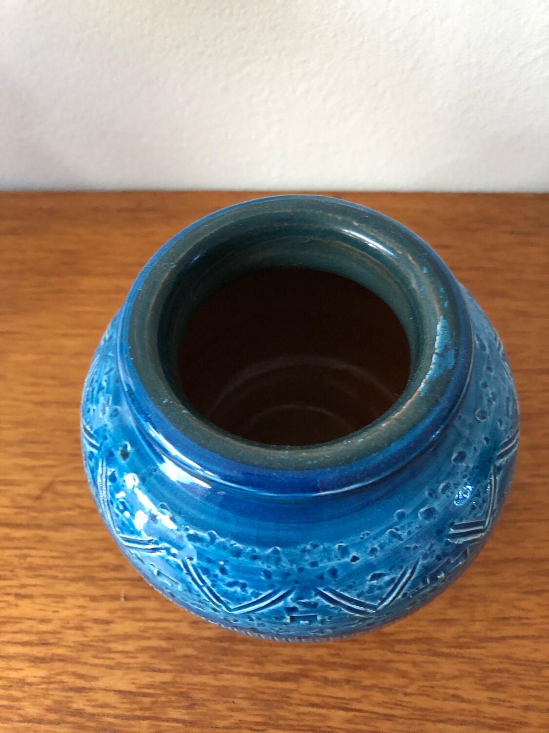 Round vase Aldo Londi Bitossi