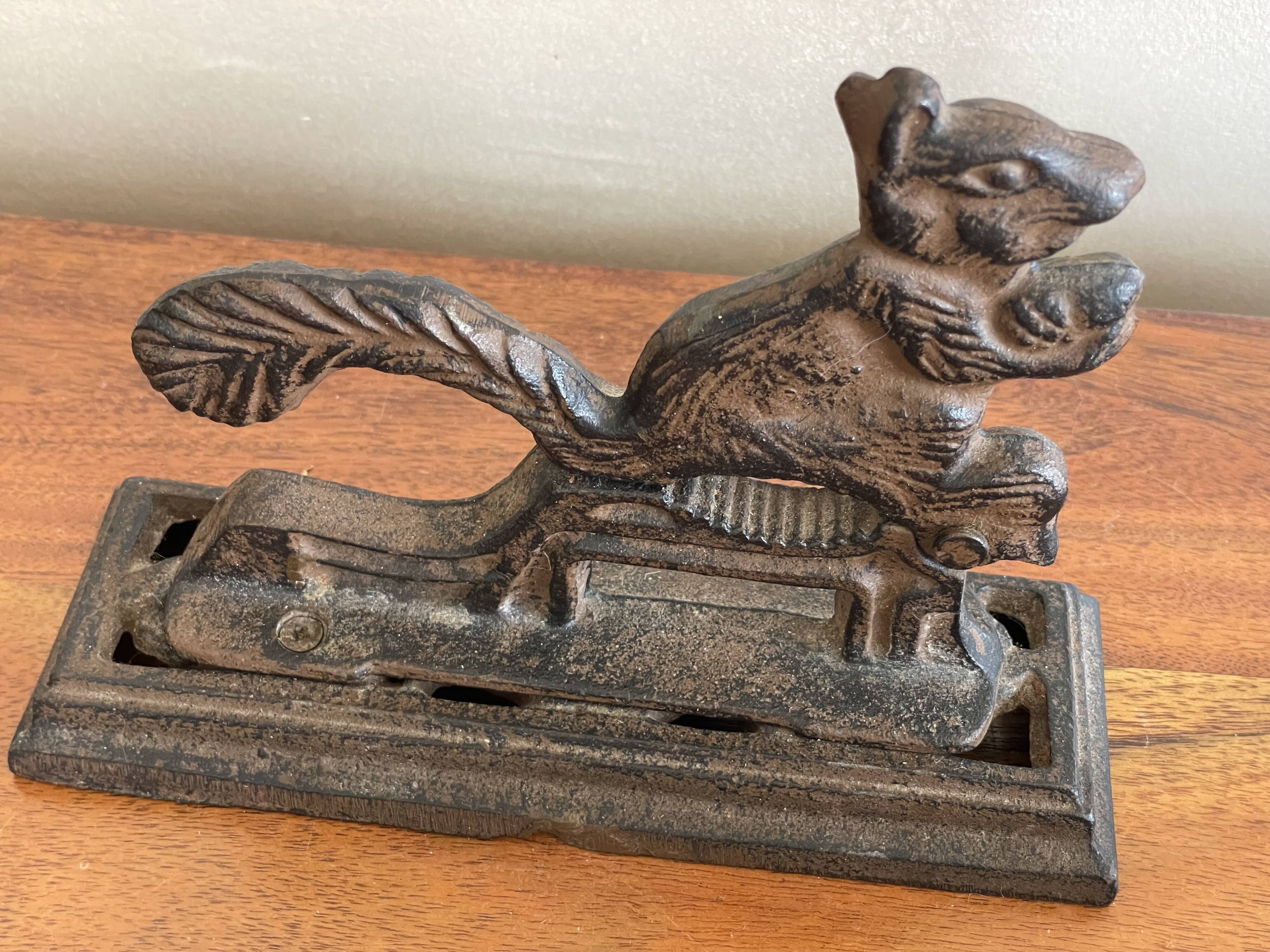 Cast iron squirrel nutcracker