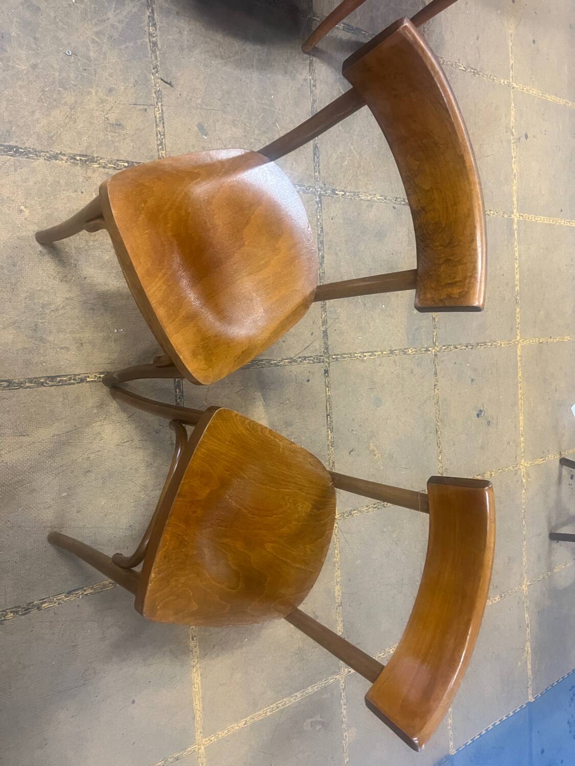Pair of old bistro chairs