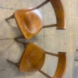 Paire d’anciennes chaises bistrot