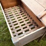 Wooden companion drainer with patina