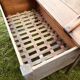 Wooden companion drainer with patina
