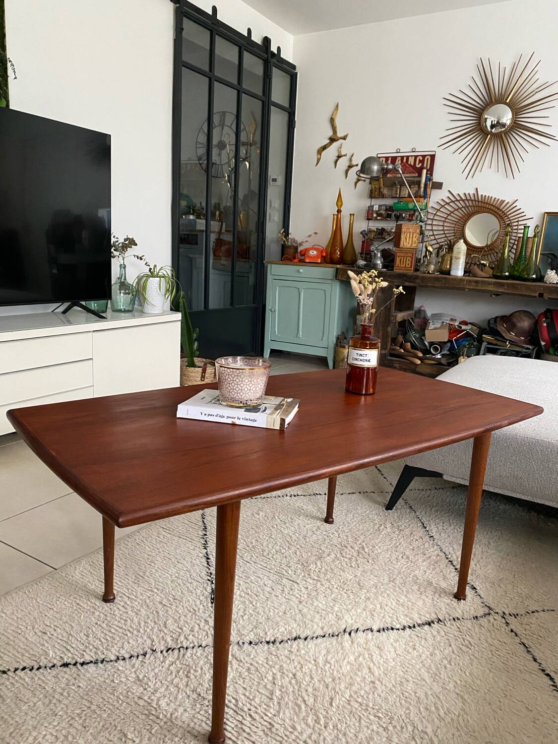 Vintage teak coffee table