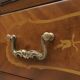 Antique and antique desk, marquetry. After professional renovation.