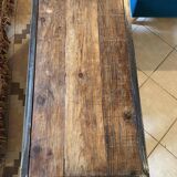 Wood and metal coffee table (artisan carpenter)