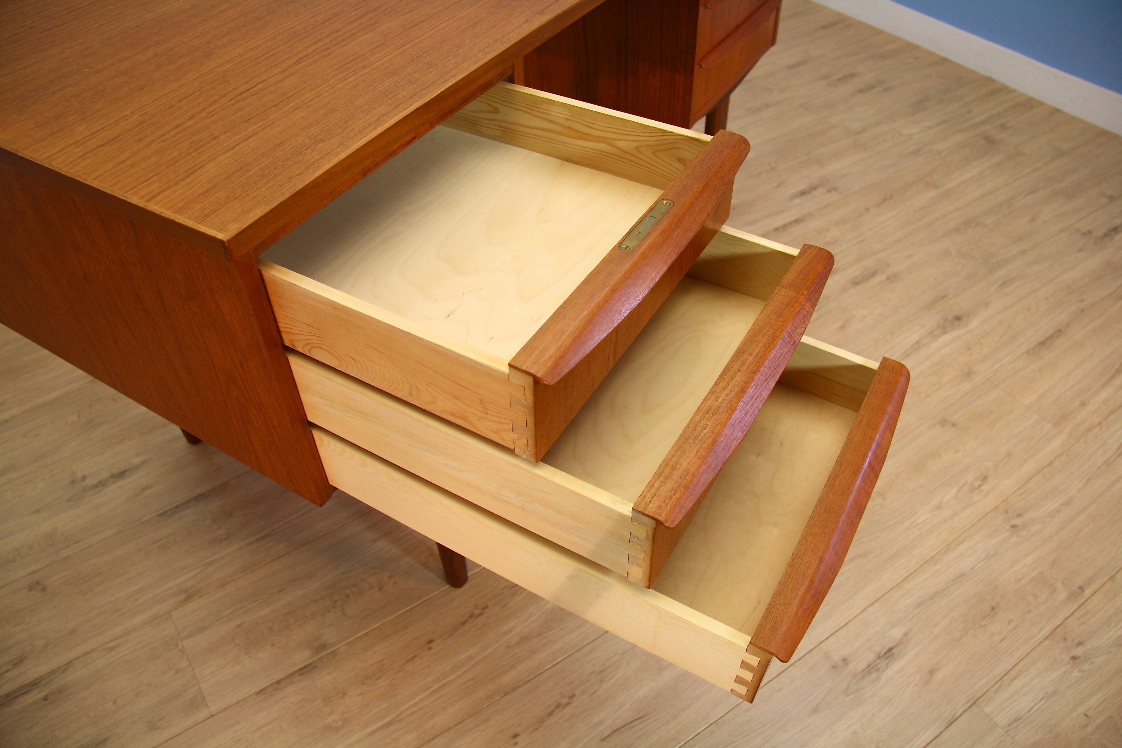 Danish writing desk in teak, 1960s