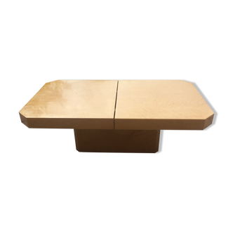 Living room coffee table in sycamore