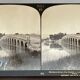 Photographie ancienne stereo, stereograph, luxe albumine 1903 pont de marbre de l'Impératrice, Chine