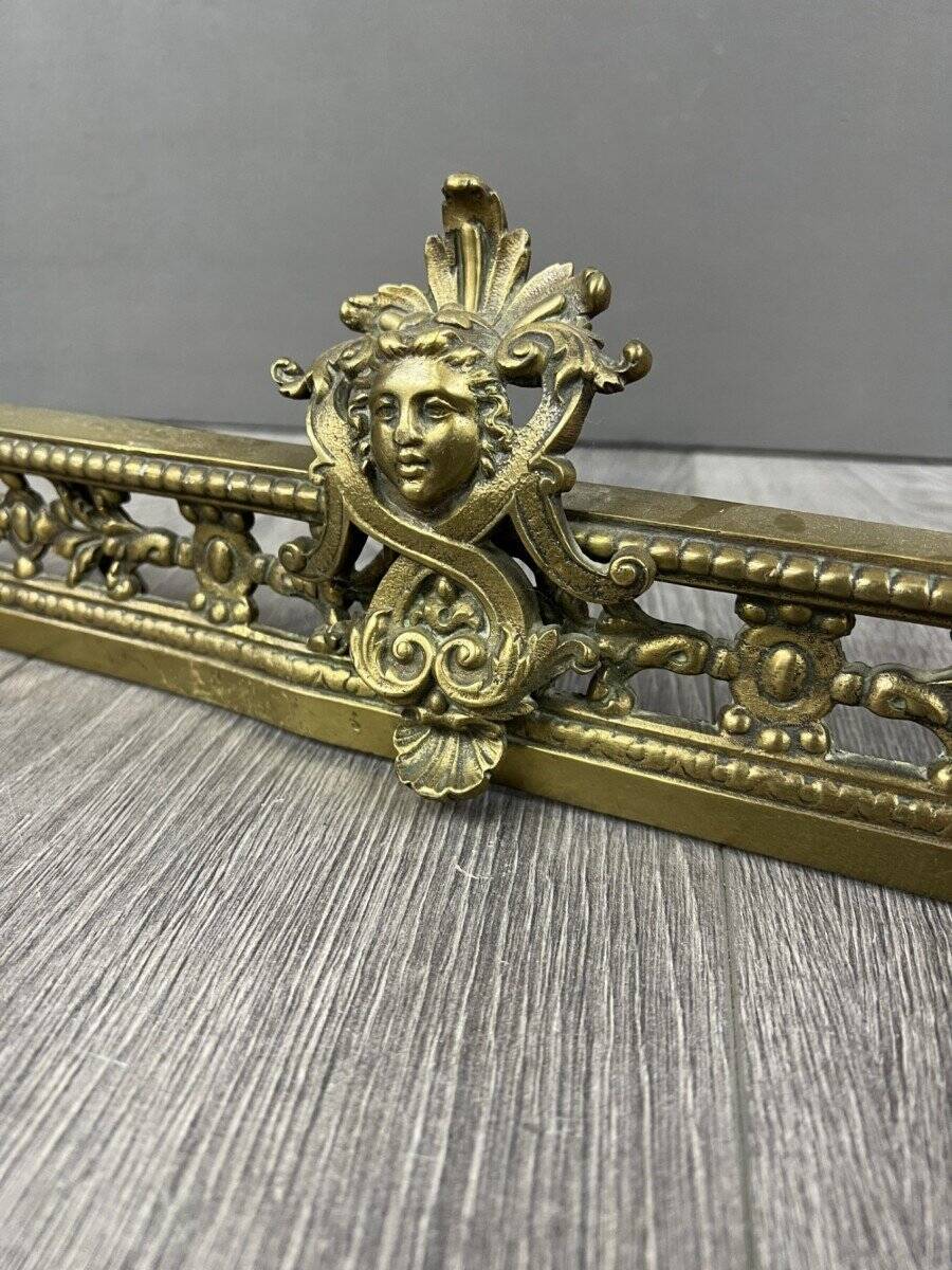 Chenets en bronze style Louis XVI, XIXème siècle