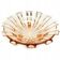Art Deco fruit bowl, glass, Val Saint Lambert, Belgium, 1950s