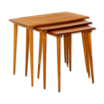 Tables gigogne en teck, Suède, 1950