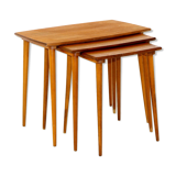 Teak side tables, Sweden, 1950