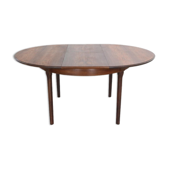 Scandinavian Modern Extendable Oval/Round Dinning Table, 1960, Denmark
