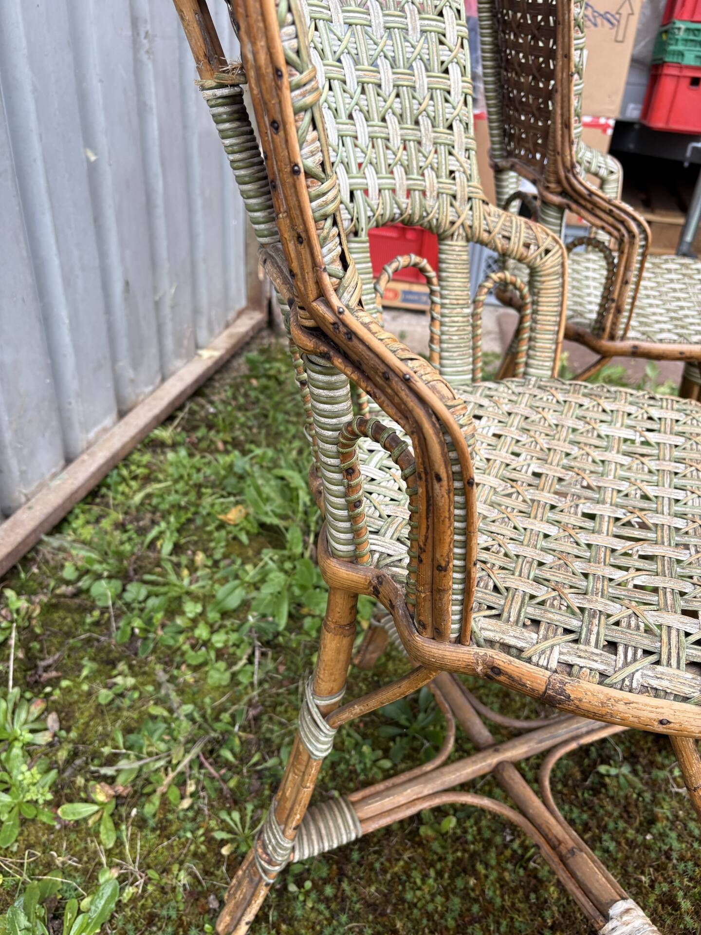 Wicker garden furniture 1920