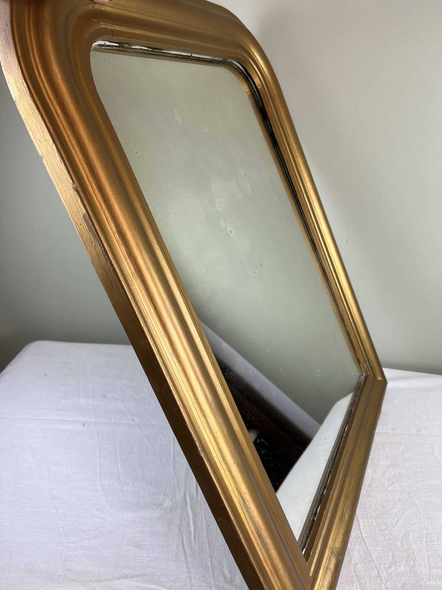 Miroir doré ancien fin XIX ème