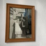 Set of three black and white photos 1950