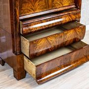 Secrétaire en acajou Biedermeier antique, 1850