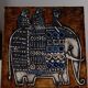 Ceramic plaque series Unik, Elephant by Lisa Larson - Gustavsberg