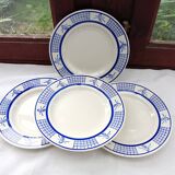 4 assiettes à dessert Gien