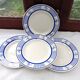 4 Gien dessert plates