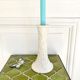 Ceramic candle holder iris flower
