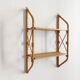 Vintage rattan shelf