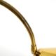 Large original brass table lamp with a conical shade, Mid-Century Modern