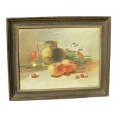 Peinture à l'huile nature morte