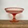 Coupe , compotier verre rose