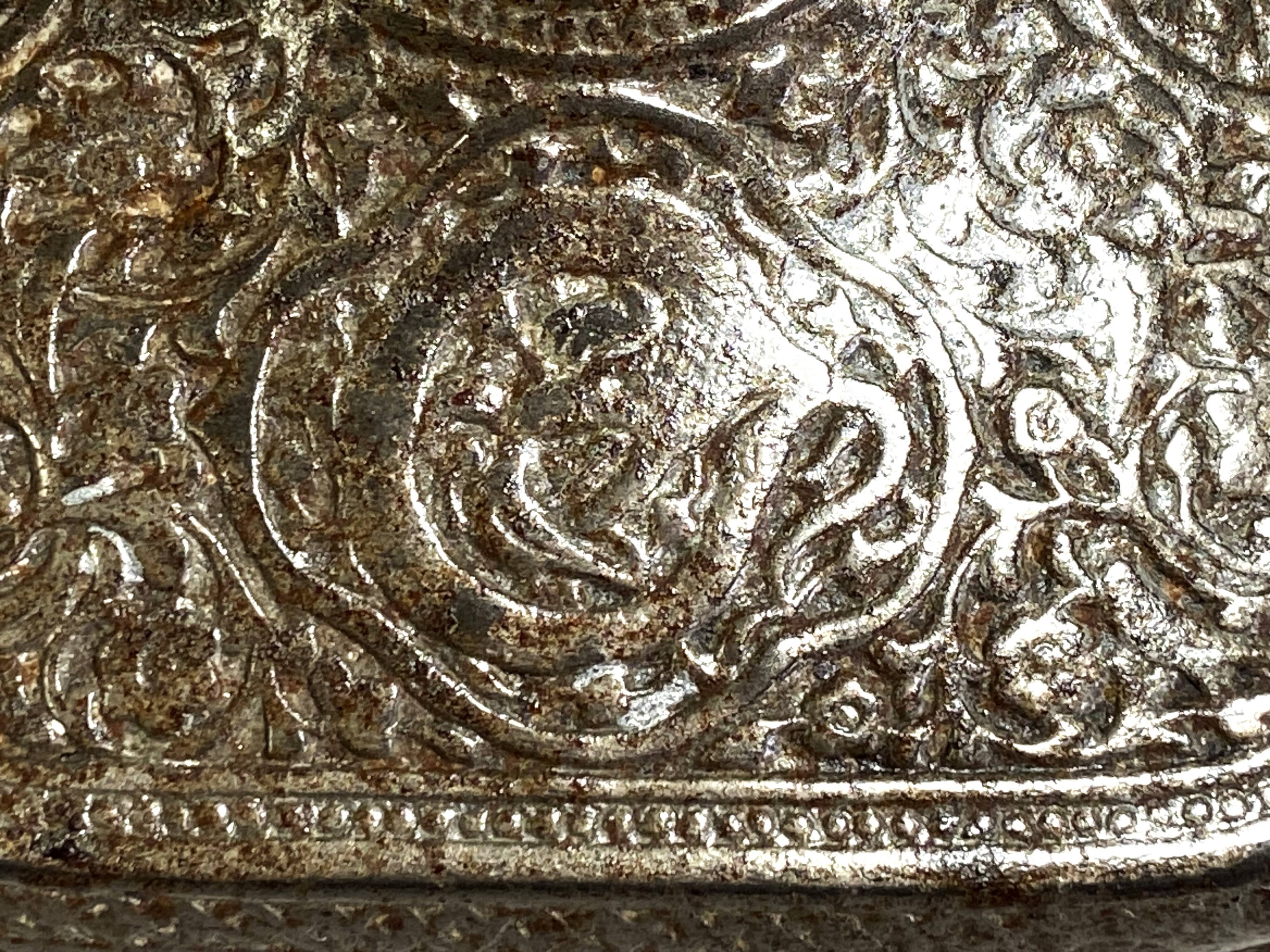 Pair of Candlesticks Candlesticks Bronze Silver Atypical Decoration