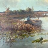 Huile sur toile signée Braskamps Th