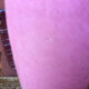 Art deco style pink glass vase