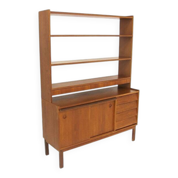 Secrétaire scandinave en teck, Suède, 1960