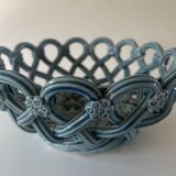 Round braided ceramic bowl by Pichon Uzés