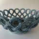 Round braided ceramic bowl by Pichon Uzés