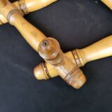 Antique extendable wall coat rack, accordion, 9 hooks.