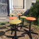 Adjustable stools from the 70s