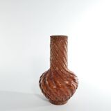 Early 20th Century Taisho/Showa Period Japanese Woven Bamboo Ikebana Vase