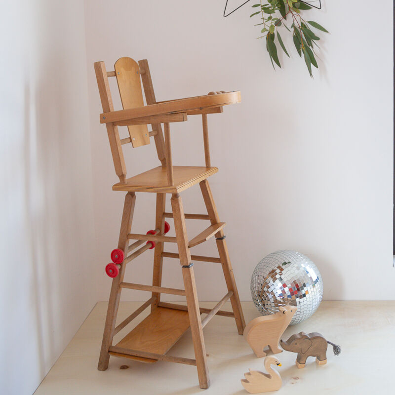 Vintage doll high chair