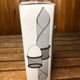 Série de 4 coquetiers rond serviette ikea smix design hagberg métal blanc #a520