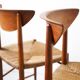 Set of 2 chairs by Peter Hvidt and Orla Mølgaard.