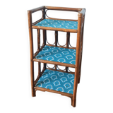 Rattan / wicker shelf, vintage, 50s